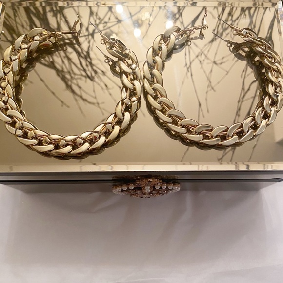 Big Chainlink Hoops✨✨ - Picture 2 of 4